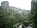 Skipton Castle von hinten