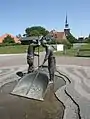 Jan und Gret, bronzene Figurengruppe, 1997, St.&nbsp;Peter-Ording