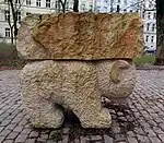 Why I Bear / Großer Lastenbär (2021), Zionskirchplatz, Berlin, Deutschland.