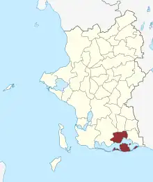 Lage des Ørslev Sogn in der Slagelse Kommune