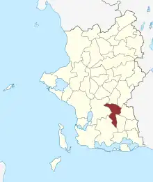 Lage des Høve Sogn in der Slagelse Kommune