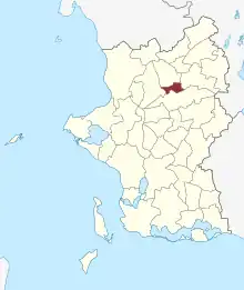 Lage des Sankt Mikkels Sogn in der Slagelse Kommune