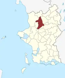 Lage des Sankt Peders Sogn in der Slagelse Kommune