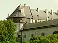 Detailblick auf die Burg
