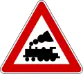 unbeschrankter Bahnübergang