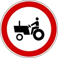 Fahrverbot für Traktoren