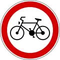 Fahrverbot für Fahrräder