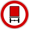 Fahrverbot für Kraftfahrzeuge mit Gefahrgut