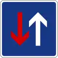 Vorrang vor dem Gegenverkehr