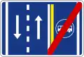 Bussonderfahrstreifen Ende