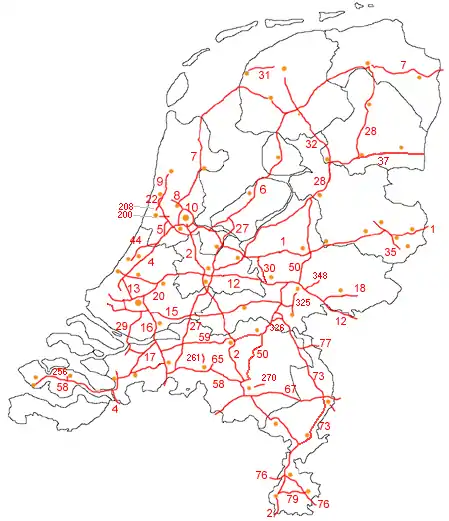 Autobahnen in den Niederlanden