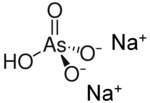 Strukturformel von Dinatriumhydrogenarsenat
