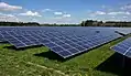 Teil des Solarparks im April 2018