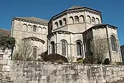 Apsis der ehemaligen Abteikirche St-Pierre-St-Paul