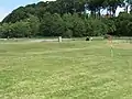 Eingerichteter Golfplatz zum Solitüdefest