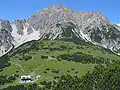 Das Solsteinhaus vor der Erlspitze