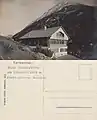 Solsteinhaus um 1913 gegen großen Solstein