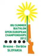 Logo der Sommerbiathlon-Europameisterschaften 2012