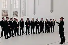 Bild von Sonat Vox mit Dirigent Justus Merkel