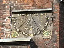 Sonnenuhr von 1555