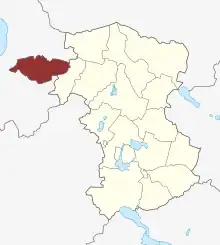 Lage des Ruds Vedby Sogn in der Sorø Kommune