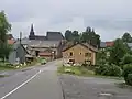 Häuser im Ort Sormonne mit dem typischen lokalen Baustil