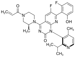 Struktur von Sotorasib