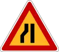 120: Einseitig (links) verengte Fahrbahn