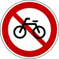 210: Verbot für Fahrräder