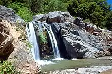 Ein Wasserfall am Süd-Yuba im South Yuba River State Park