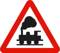 P-8Unbeschrankter Bahnübergang