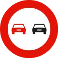 R-305Überholen verboten