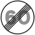 R-501Ende der zulässigen Höchstgeschwindigkeit