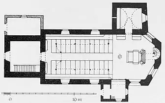 Grundriss der Kirche