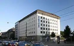 Das Hauptgebäude in der Münchner Arnulfstraße