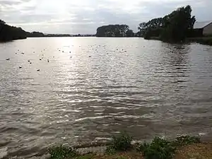 Der Speicher Schiedungen in westliche Richtung gesehen