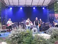 Speiches Monokel und Frank Gala Gahler beim XX. Dorfrock am 3. Juli 2015