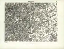 Die Schneebergbahn und ihre Nachbarlinien um 1915 (Spezialkarte der Landesaufnahme)