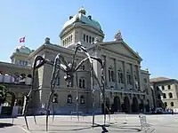 Auf dem Bundesplatz in Bern