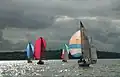 Yachten im Puget Sound, USA