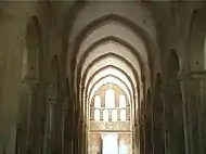 Spitztonne in der Klosterkirche von Fontenay, 12.&nbsp;Jh.