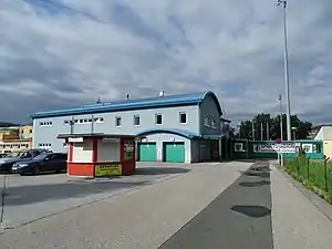Das Sportstadion im Juli 2018