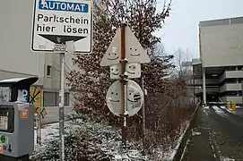 Frühe OZ Smileys in Hamburg (90er Jahre)
