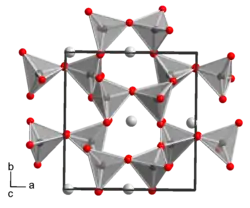 Kristallstruktur von Strontiumaluminat