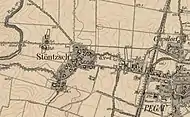 Stöntzsch auf einer Karte von 1909