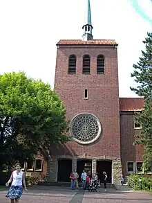 Außenansicht der St. Konrad Kirche