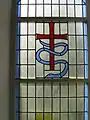 Christus, der die Schlange der Versuchung überwand.