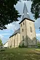 Außenansicht der Kirche St. Michael in Berge