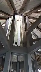 Innenansicht Dach der Kapelle