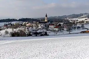 Ortsansicht im Winter